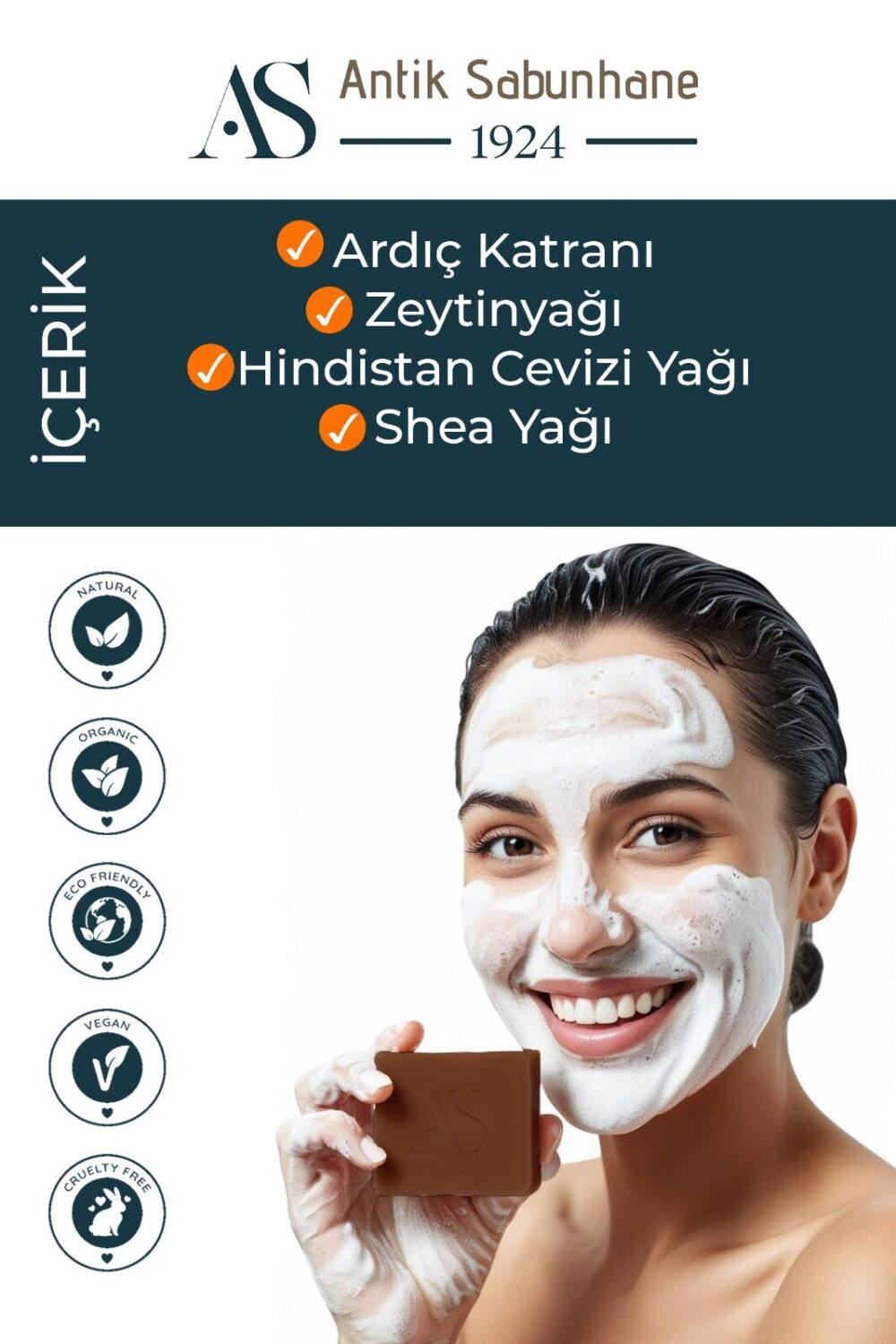 Ardıç Katranlı Sabun – 125 g — görsel 4