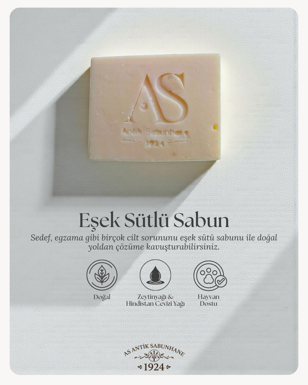 Damla Sakızlı Eşek Sütü Sabunu