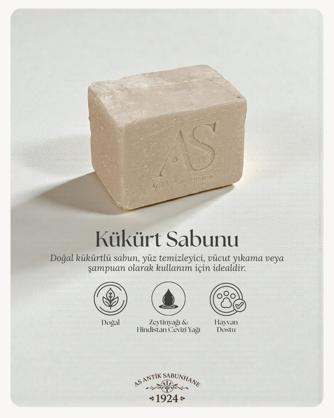 Doğal Kükürt Sabunu | 125 g — görsel 3