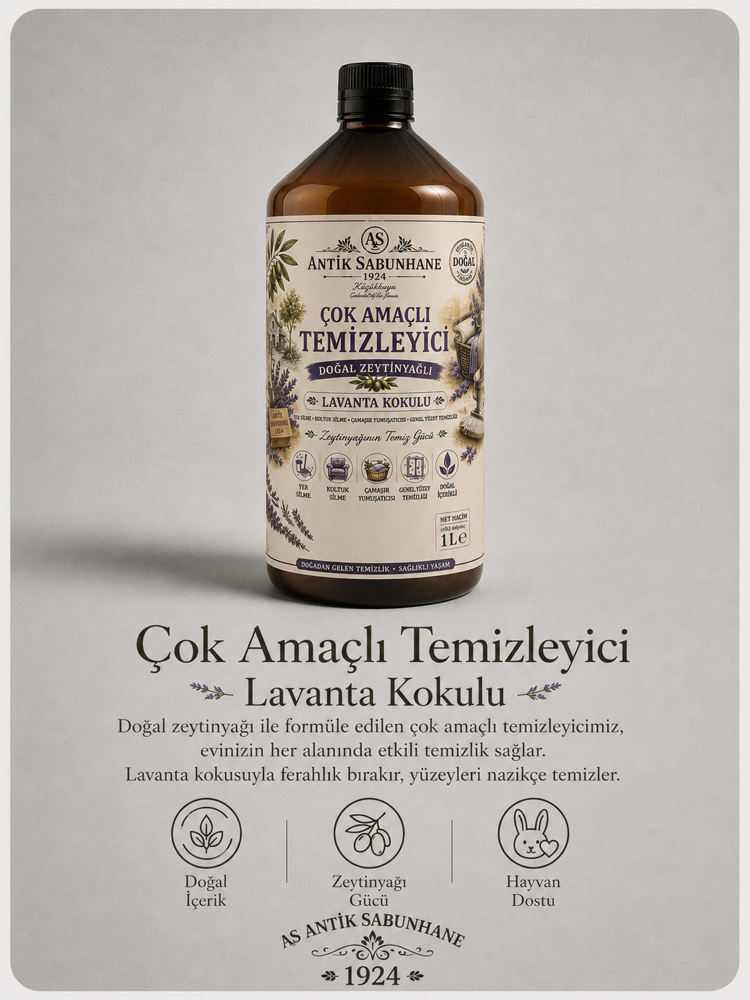 Lavanta Kokulu Bitkisel Temizleyici