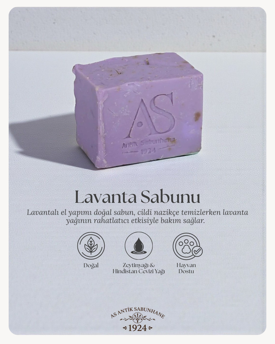 Doğal Lavanta Sabunu – 125 g — görsel 6
